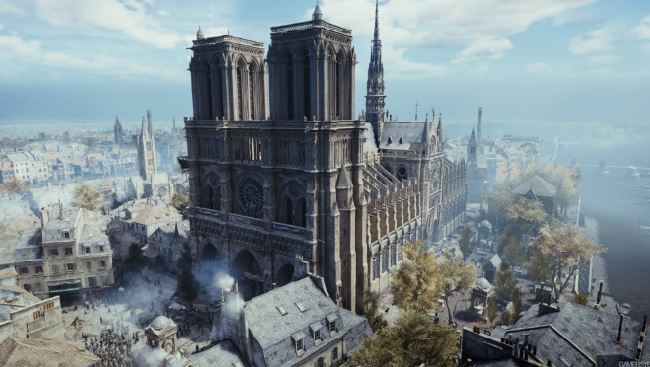 Catedral de Notre-Dame jogo Assassins Creed